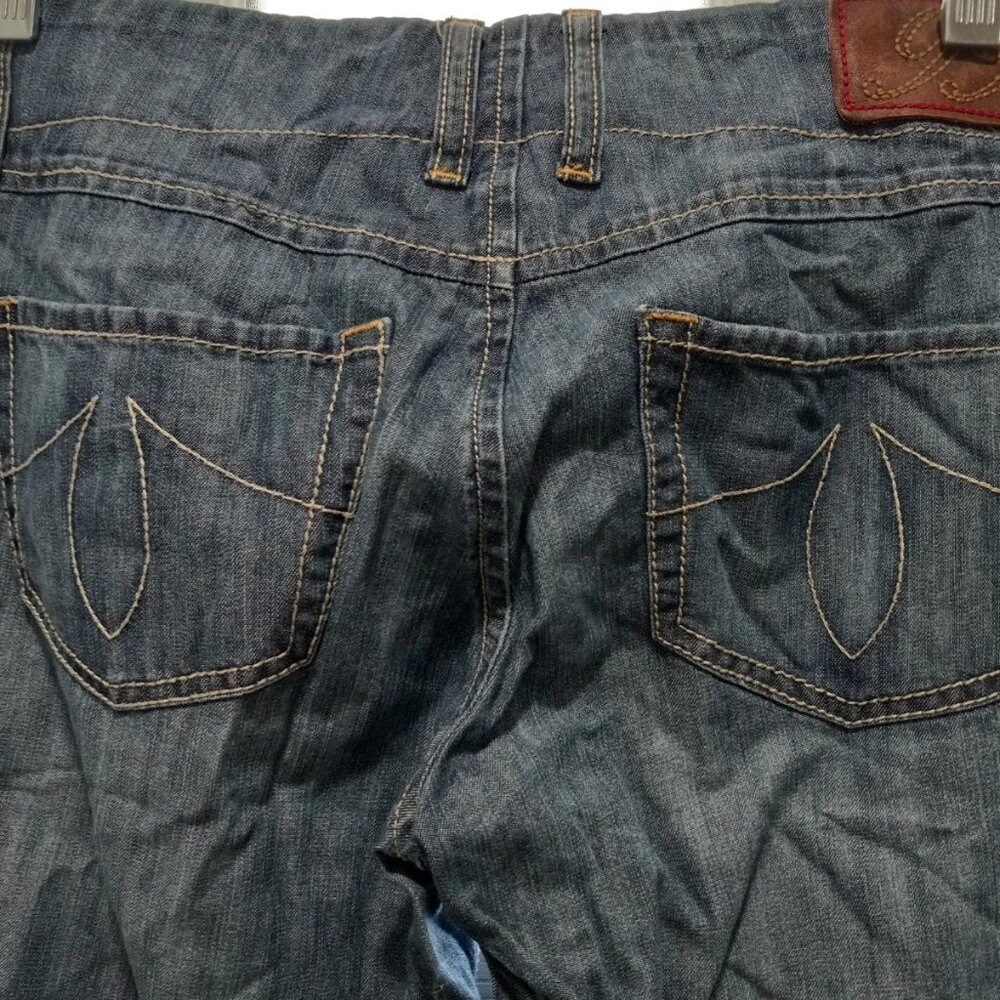 Level 99 Wide Flare Leg Jeans Women Size 27 - Picture 6 of 8